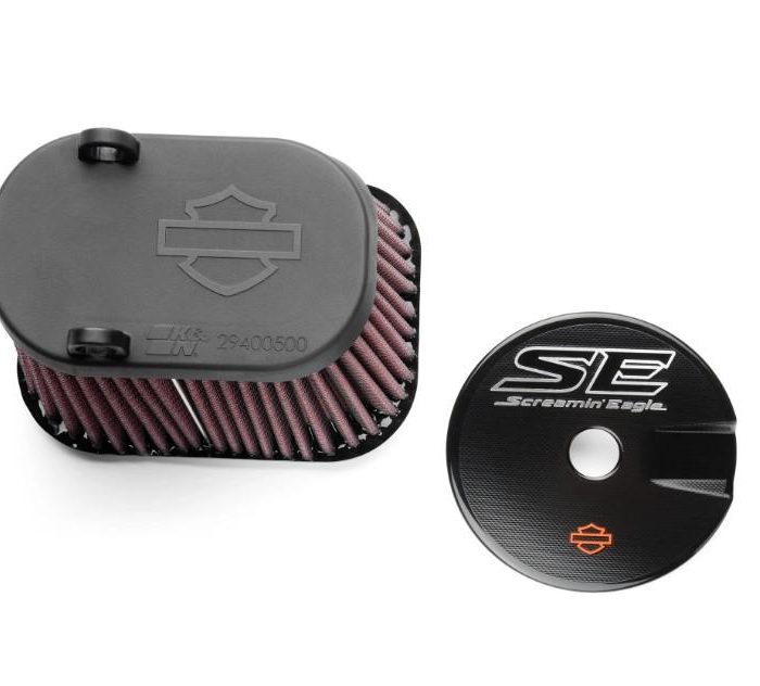 Harley-Davidson Screamin' Eagle High-Flow Air Filter and Air Cleaner Trim 29400494