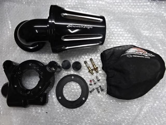 HD Genuine OP Screamin' Eagle Heavy B reather Air Cleaner for Harley Twin Cam Softail Touring FXDLS with Electronic Throttle